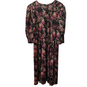 Vintage Women's 16P Tabby Floral Dress